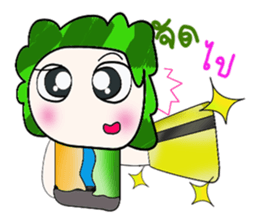 Hello!! My name is Tamura. sticker #14128395