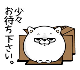 Cat eyes are not laughing3 sticker #14128765