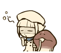 Funghi Manga Sticker - Rina&Nameko ver - sticker #14128871