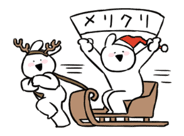 Extremely Rabbit Animated [winter] sticker #14128896