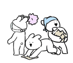 Extremely Rabbit Animated [winter] sticker #14128901