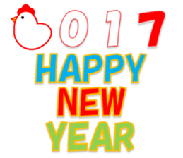 2017 New Year sticker #14128911