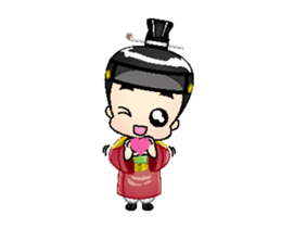 mini deawang duk dik sticker #14129153