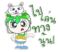 Mr. Norihida. Love rabbit. ^_^ sticker #14129343