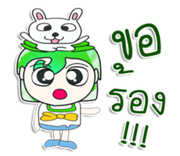 Mr. Norihida. Love rabbit. ^_^ sticker #14129345