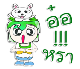 Mr. Norihida. Love rabbit. ^_^ sticker #14129349