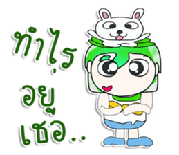 Mr. Norihida. Love rabbit. ^_^ sticker #14129359