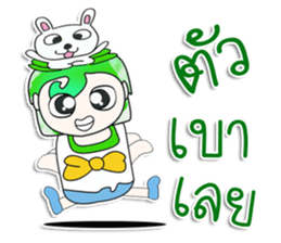 Mr. Norihida. Love rabbit. ^_^ sticker #14129362