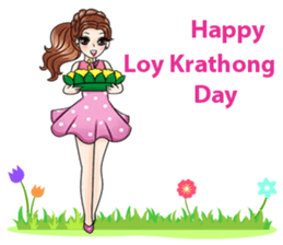 Happy cute girl version2 sticker #14129677