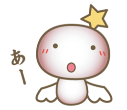 The devil and the angel mushroom sticker #14129679