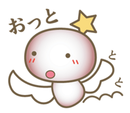 The devil and the angel mushroom sticker #14129681