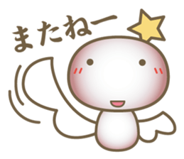 The devil and the angel mushroom sticker #14129692