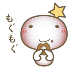 The devil and the angel mushroom sticker #14129693