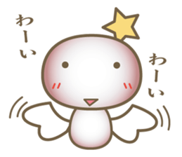 The devil and the angel mushroom sticker #14129696