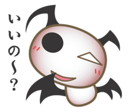 The devil and the angel mushroom sticker #14129698