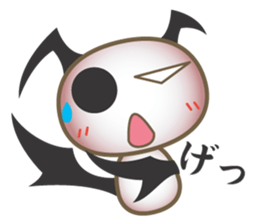 The devil and the angel mushroom sticker #14129700