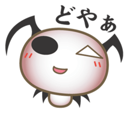 The devil and the angel mushroom sticker #14129705