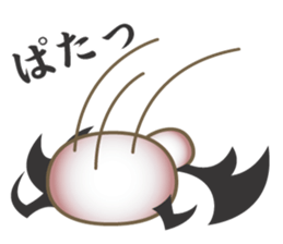 The devil and the angel mushroom sticker #14129706