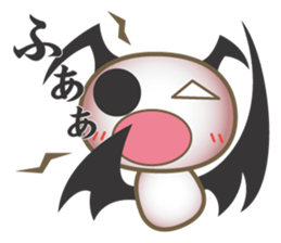 The devil and the angel mushroom sticker #14129709