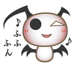 The devil and the angel mushroom sticker #14129711