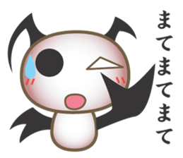 The devil and the angel mushroom sticker #14129712