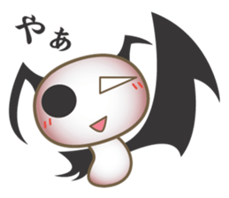 The devil and the angel mushroom sticker #14129713