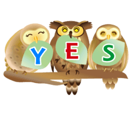Wonderful Owls sticker #14129936