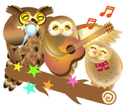Wonderful Owls sticker #14129955