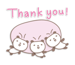 Pastel cute panda sticker sticker #14130377