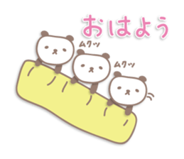 Pastel cute panda sticker sticker #14130378