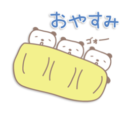 Pastel cute panda sticker sticker #14130379