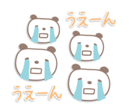 Pastel cute panda sticker sticker #14130385