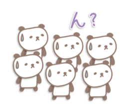 Pastel cute panda sticker sticker #14130386