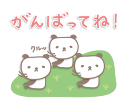 Pastel cute panda sticker sticker #14130388