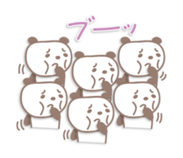 Pastel cute panda sticker sticker #14130389