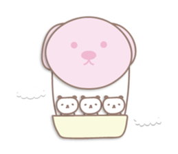 Pastel cute panda sticker sticker #14130393