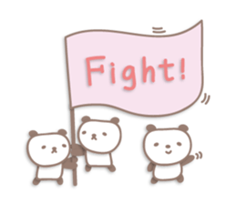 Pastel cute panda sticker sticker #14130399