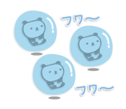 Pastel cute panda sticker sticker #14130401