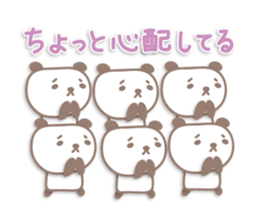 Pastel cute panda sticker sticker #14130407