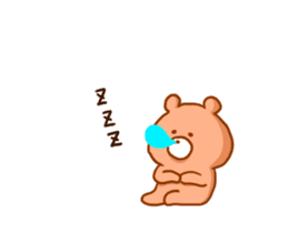 Animation YUN-BEAR sticker #14130874