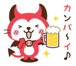 Devi neko-kun 4 sticker #14131004