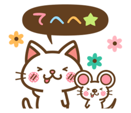 Cats of Speech bubble Sticker sticker #14131065