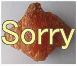 Add words to bread's pictures sticker #14131081