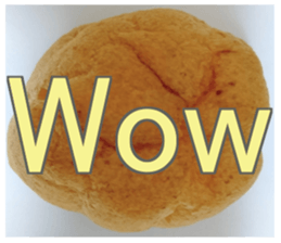 Add words to bread's pictures sticker #14131091