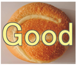 Add words to bread's pictures sticker #14131092