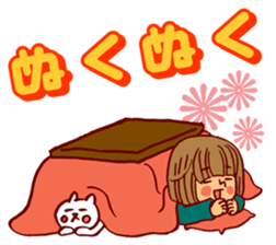 Smail!A girl with bobbed hair2 sticker #14131999