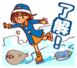 Smail!A girl with bobbed hair2 sticker #14132005