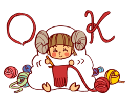 Smail!A girl with bobbed hair2 sticker #14132007