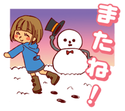 Smail!A girl with bobbed hair2 sticker #14132018