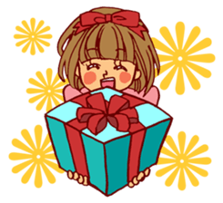 Smail!A girl with bobbed hair2 sticker #14132022